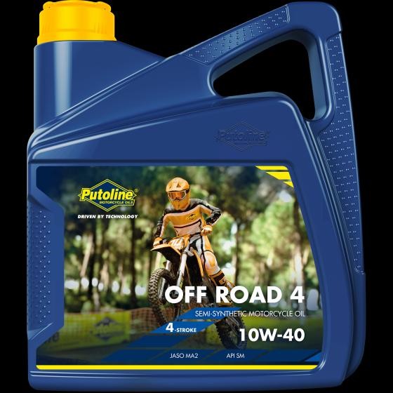 Buy Automobile oil PUTOLINE petrol 70392 OFF ROAD 4 10W-40, 4l, Part Synthetic Oil, Part Synthetic Oil