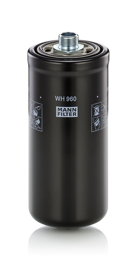 MANN-FILTER WH960 Hydraulic Filter, automatic transmission 84491498