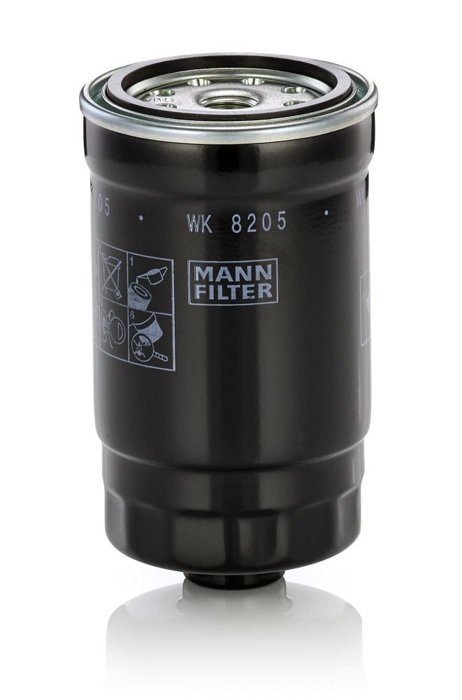 MANN-FILTER Spin-on Filter Height: 142mm Inline fuel filter WK 8205 buy