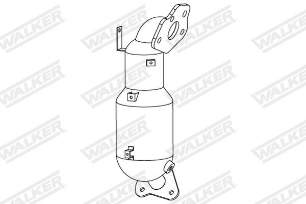 WALKER Diesel particulate filter HONDA CR-V II (RD) new 73274