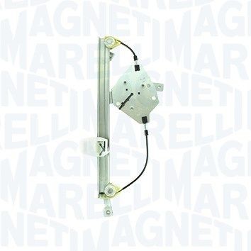 MAGNETI MARELLI 350103777000 Window regulator Left Rear, Operating Mode: Electric, without electric motor
