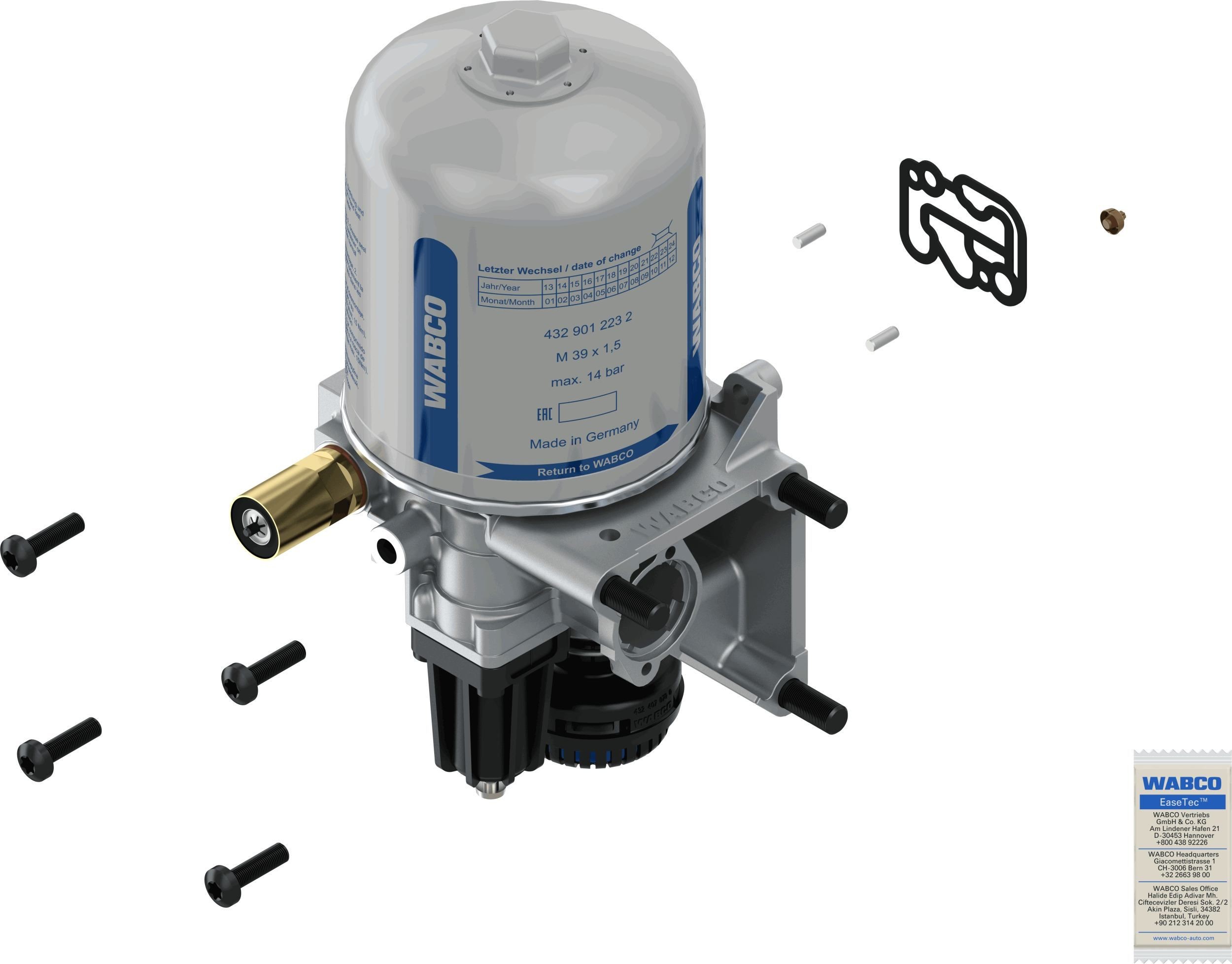 WABCO 9325109562 Air Dryer, compressed-air system