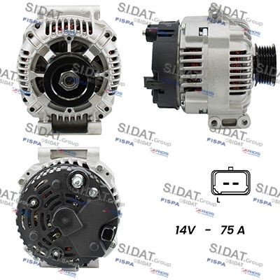 SIDAT A12BH0576A2 Starter motor A001TA3792