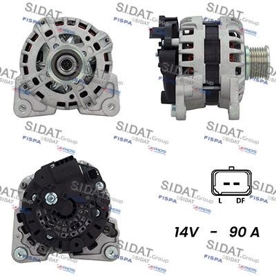 SIDAT A12BH1033A2 Alternator Freewheel Clutch 231003071R