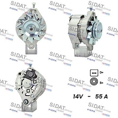 SIDAT A12DE1115A2 Alternator 2108-370-1010