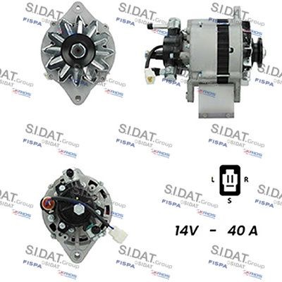 SIDAT A12HT0702A2 Alternator LR140-119