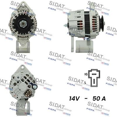 SIDAT A12MH0221A2 Alternator A7T02071