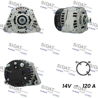 SIDAT A12ML1002A2 Starter motor 47137538