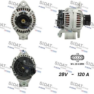 SIDAT A24BH0085 Lichtmaschine für VOLVO FH LKW in Original Qualität