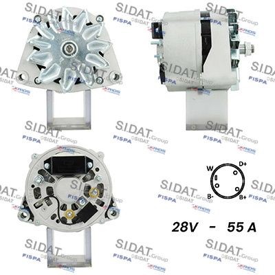 A24BH0116A2 SIDAT Lichtmaschine für IVECO online bestellen