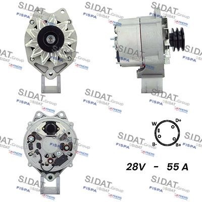 SIDAT A24BH0117A2 Lichtmaschine für DAF F 1400 LKW in Original Qualität