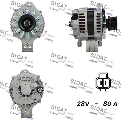 SIDAT A24HT0018A2 Lichtmaschine für ISUZU F-Series FORWARD LKW in Original Qualität