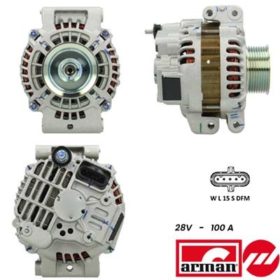 SIDAT A24MH0111AS Alternator A 004 T R5491 AT