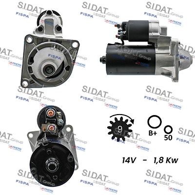SIDAT S12BH0007A2 Starter motor 46478945