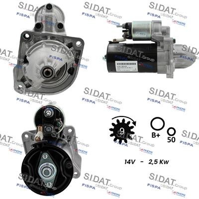 SIDAT S12BH0047A2 Starter motor 55779086