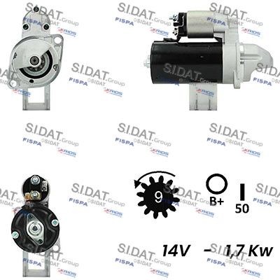 SIDAT S12BH0104A2 Starter motor 5840 223 0