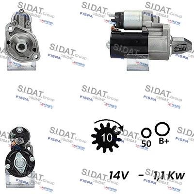 SIDAT S12BH0149A2 Starter motor 0061515901