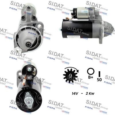 SIDAT S12BH0156 Starter motor 5840 191 0