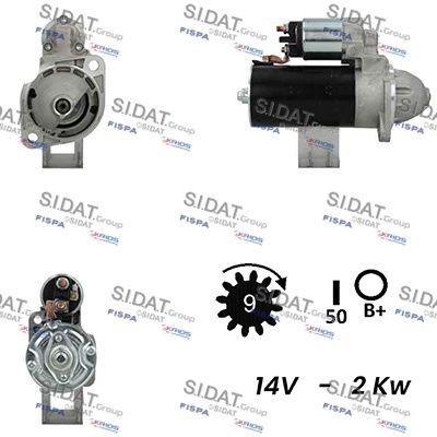 SIDAT S12BH0156A2 Starter motor 5840191