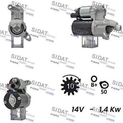 SIDAT S12BH0232A2 Starter motor 079-911-021-D
