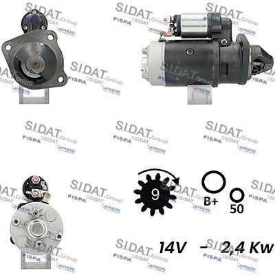 SIDAT S12BH0278A2 Starter motor 6005011729