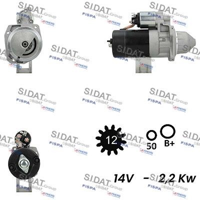 SIDAT S12BH0343A2 Starter motor 5802 85