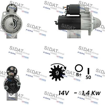 SIDAT S12BH0653A2 Starter motor 8545691