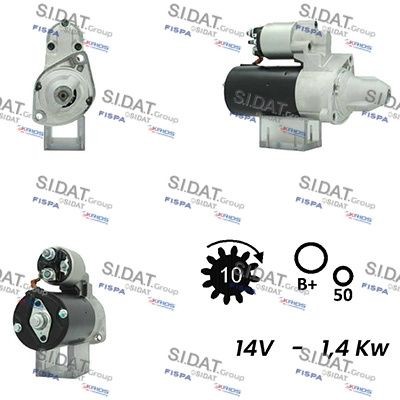 SIDAT S12BH0676A2 Starter motor A0061511001