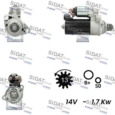 SIDAT S12BH0681A2 Starter motor 270-906-00-00
