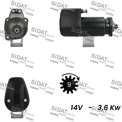 SIDAT S12BH0778A2 Anlasser für VOLVO FL 10 LKW in Original Qualität