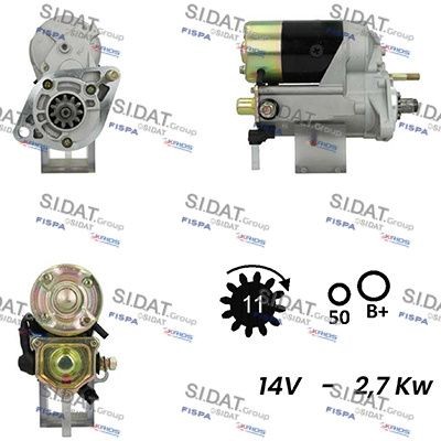 SIDAT S12DE0228A2 Starter motor 281000L052