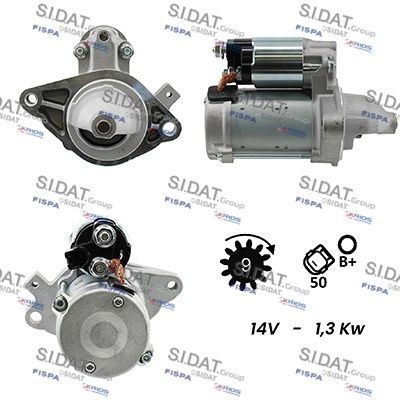 SIDAT S12DE0229A2 Starter motor 28100-40090