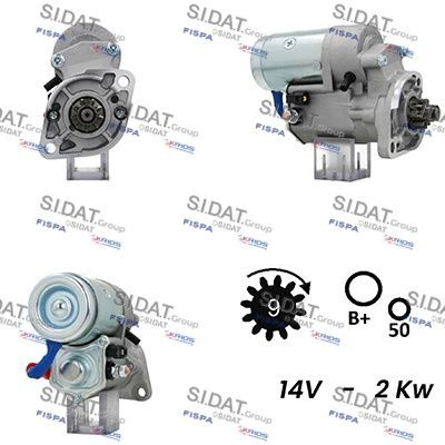SIDAT S12DE0295A2 Starter motor 15425-63010