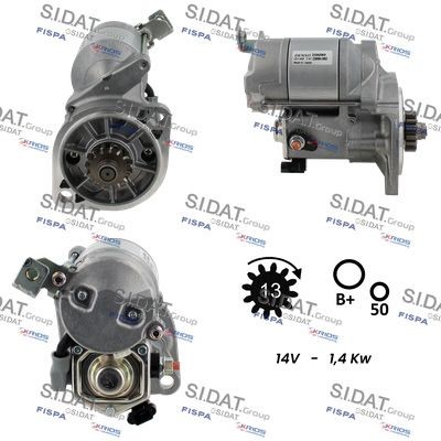 SIDAT S12DE0398 Starter motor S114244