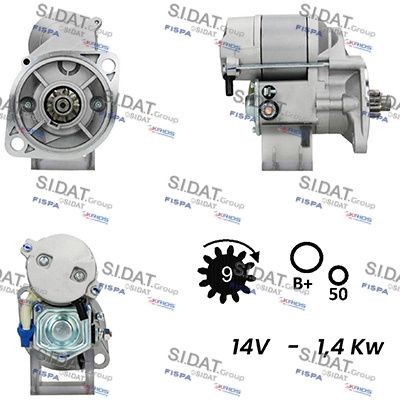 SIDAT S12DE0404A2 Starter motor 8941702050