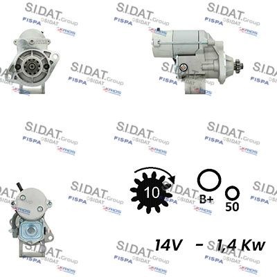 SIDAT S12DE0714A2 Starter motor 6669633