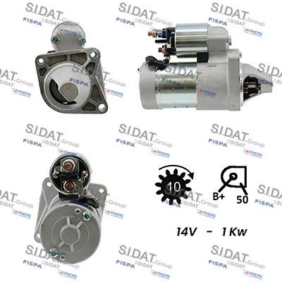 SIDAT S12HT0019A2 Starter motor S114906