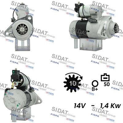 SIDAT S12HT0577A2 Starter motor S114881