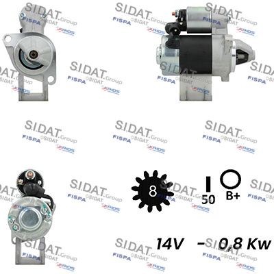 SIDAT S12HT0764 Starter motor 11435177011