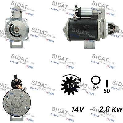 SIDAT S12LU0123A2 Starter motor 26357R