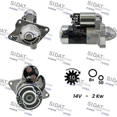 SIDAT S12MH0021A2 Starter motor 8200628430