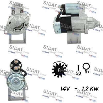 SIDAT S12MH0157A2 Starter motor M000T90881