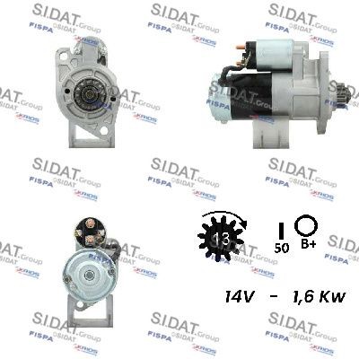 SIDAT S12MH0161A2 Starter motor 31B6600101