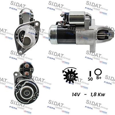 SIDAT S12MH0164A2 Starter motor 1810A002