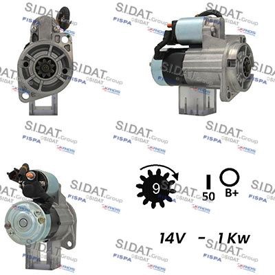 SIDAT S12MH0217A2 Starter motor M 0 T 65381