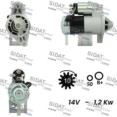 SIDAT S12MH0393A2 Starter motor 56 041 012 AB