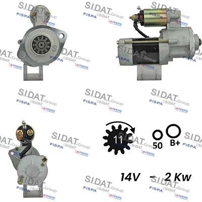 SIDAT S12MH0410A2 Starter motor M 002 T56 471