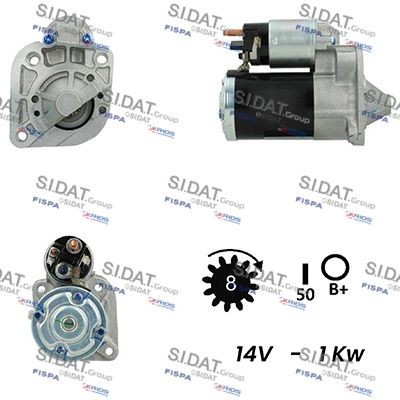 SIDAT S12MH0687A2 Starter motor M 0 T 45171