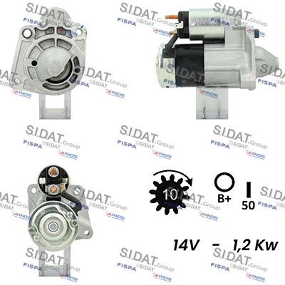 SIDAT S12MH0752 Starter motor 4727314AA
