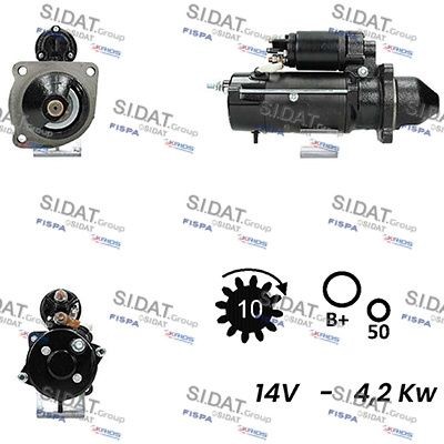 SIDAT S12ML0292A2 Starter motor 388187A1